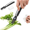 Wholesale Garlic Slicer Kitchen Accessories Stainless Steel Onion Knife Shredded Onion Cutter