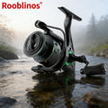 [Germany Stock] Rooblinos RF Left-hand Spinning Reel 5.2:1 Gear Ratio 5 Bearing 257g Aluminum Nylon Material