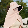 Women's Large Brim Sun Hat with Neck Protection Anti UV Folding Beach Fishing Travel Summer Hat
