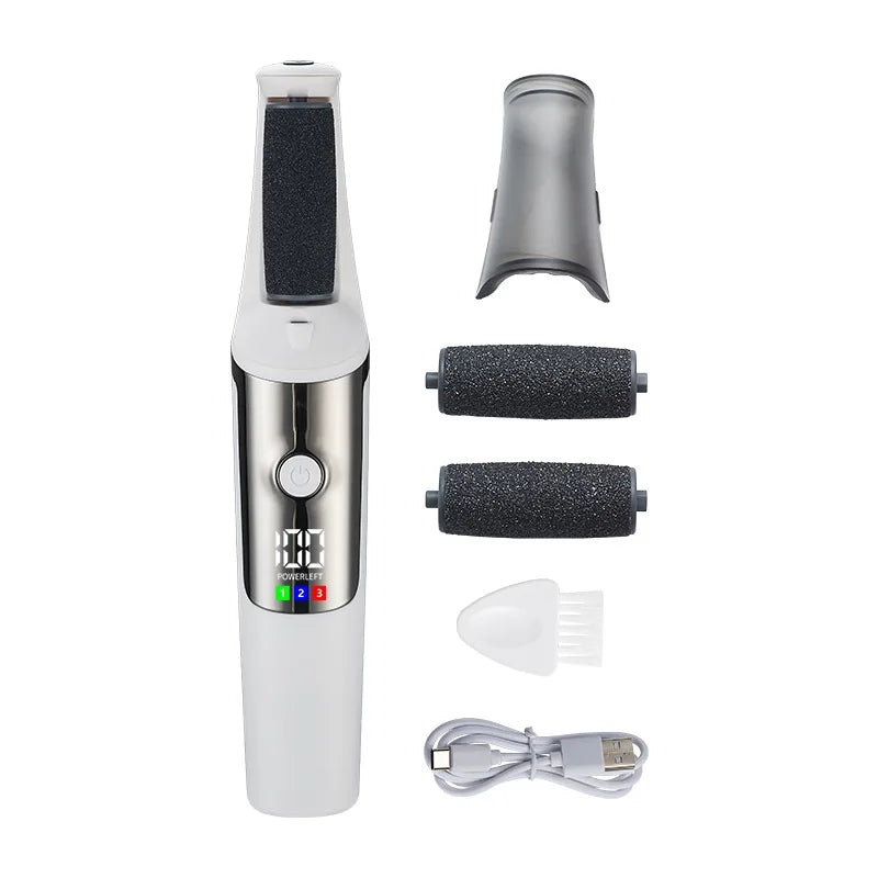 Best Selling LCD Digital Display Foot Grinder Rechargeable Electric Foot Callus Dead Skin Remover