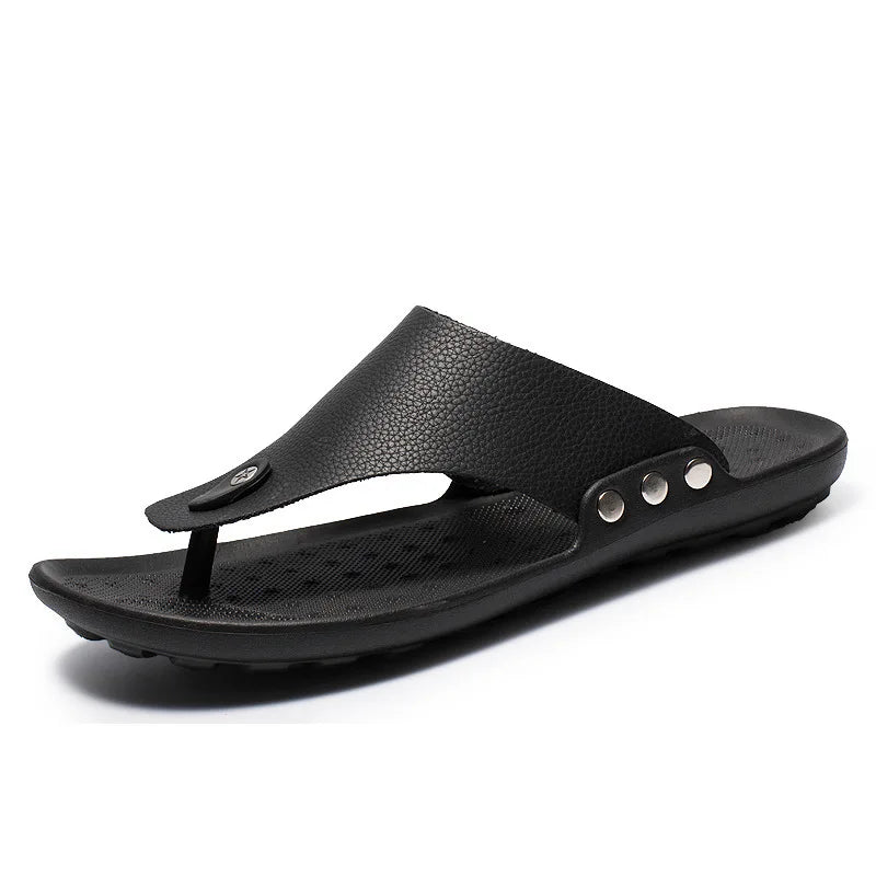 Men's Slipper Manufacturers Wholesale New Summer slippers ultra Light Wear Resistant Fashion Flip Flop Cross Border Beach Shoes