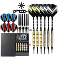 Iron Soft Tip Darts with Safety Feature and Dart Case-High Quality