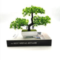 Dropshipping Simulated Welcome Pine Tree Decoration Mini Faux Potted Flower Tree for Home Living Room Decor