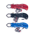 Wholesale Outdoors Tackle Red Blue Black Fishing Pliers Fish Lip Grip Gripper