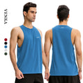 Custom Men's Loose Running Sleeveless Vest Muscle Gym Workout Sport Wear Polyester Quick Dry Basketball Fitness Tank Top for Men