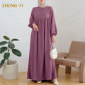 Custom Wholesale Latest One Piece Prayer Hijab Plain Jersey Hoodie Abaya Islamic Clothing EID Ramadan Breathable Prayer Dresses