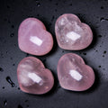 DIY Wholesale Price Quartz Rose Quartz Crystal Hearts Gemstone Hearts Souvenirs