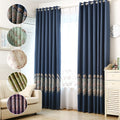 Factory Direct Korean Embroidery Curtain Custom Made Modern Draps Curtains for the Living Room