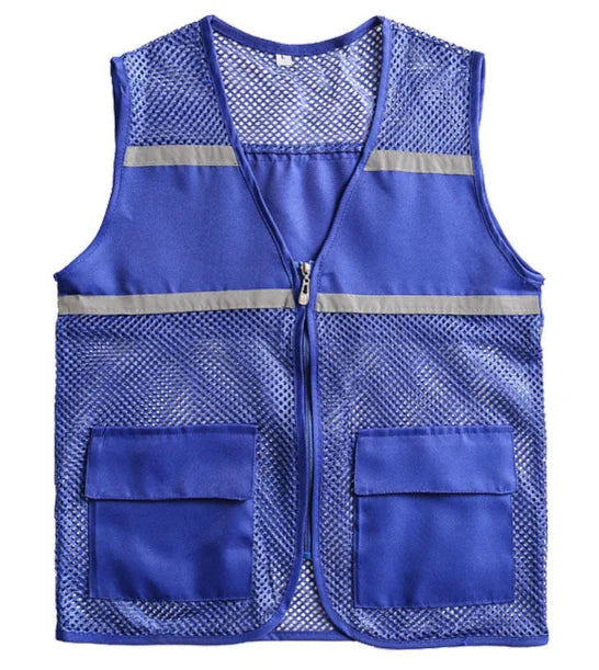 Reflector Fabric Coat Winter Jacket Rain Coat Reflective Women Safety Vest Safety Vest Zipper Prismatic Reflective