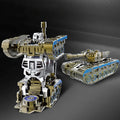 Promotional Toy 3-in-1 Transformable Fidget Spinner Tank Robot Mecha Gyroscope Toy Plastic Fidget Hand Spinner Fidget Toys