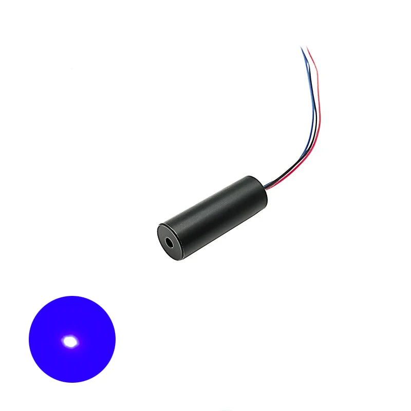Compact D14mm 450nm 50mw 100mw 150mw 200mW TTL Glass Lens Blue Dot for Industrial Marking and Positioning Standards Laser