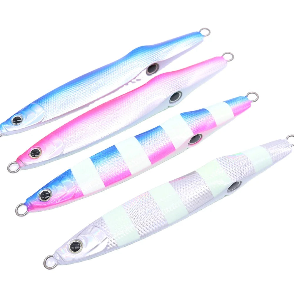 CASTFUN Aile Jig 200g 250g 300g Slow Jigs Squid Metal Jigs for Bluefish Artificial Bait