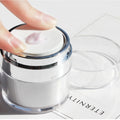 New Luxury 15ml 30ml 50ml Press Airless Cosmetic Facial Packaging Plastic Acrylic Airless Pump Cream Jar