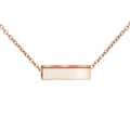 New Personalized Stainless Steel Hollow Tube Necklace Couple Necklace DIY Lettering Name Pendant Necklace