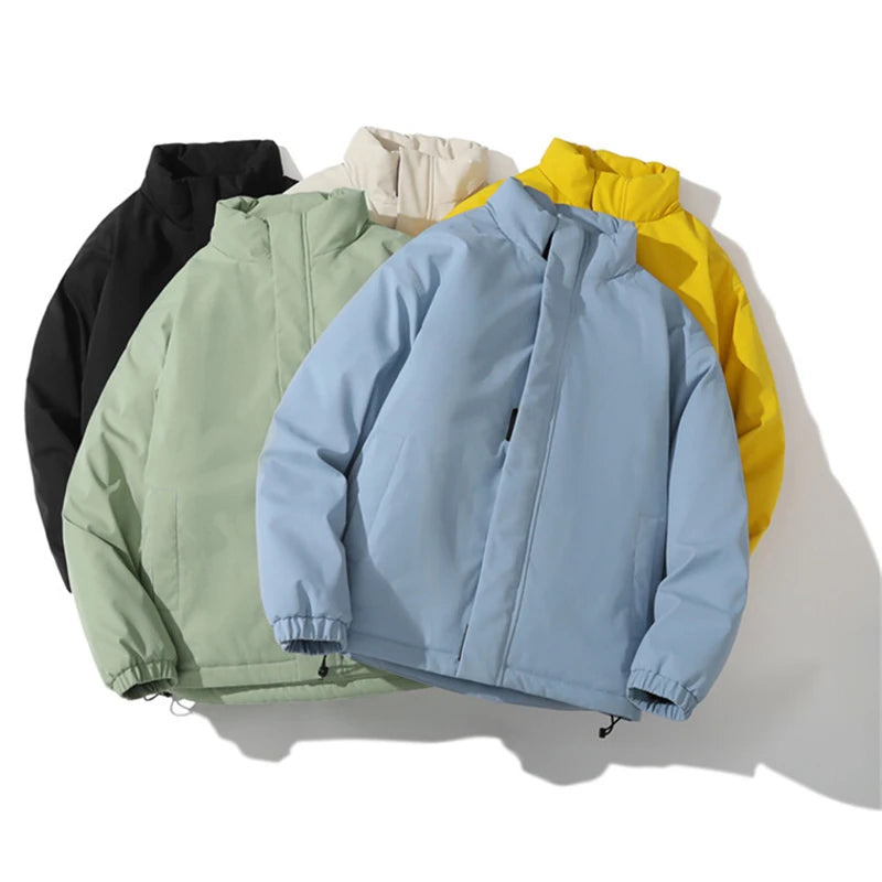 Wholesale Best Price Winter Warm Coat for Men With Hood and Embroidery Logo Casual Street Wear Hipster Men's Jacket