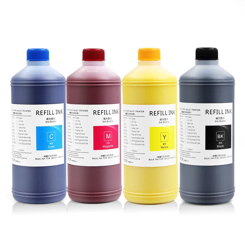 OCBESTJET 1000ML 4 Colors Universal Pigment Ink for HP Designjet 800 500 800 700 750 1000 1050 1055