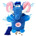 2025New Elephant Pet Squeaky Toys Plush Stuffed Animals Dog Chew Toy with Cotton Rope Keep Them Busy for Small Medium Large Dogs