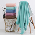 Best Seller Microfiber Towel Bath Towels Custom Made Laser Logo  Super Soft Highly Absorbent Coral Velvet 70-140cm Bath Towels