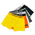 Factory Direct Supply Custom Logo Classic Men Boxer Short Briefs Comfortable Cotton Panties Breathable Underwear for Men