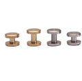 Stud Nail Chicago Screw for Belt Handbag 30mm Length Stainless Steel Flat Head Plating Finish M6 M3 M4 M8 Threads