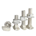 M6 X 25mm T Slot Drop-in Bolt T-Bolt Hammer Head Bolt T Screw for 3030 Series Standard 8mm T-Slot Aluminum Extrusion Profile