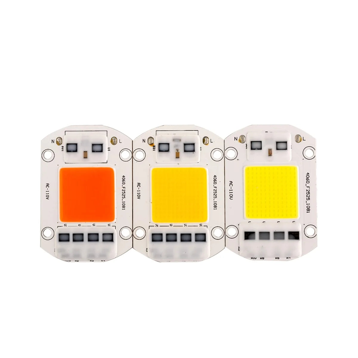 220V 110V High Lumen COB LED Bulb Lamp 40*60MM DIY Floodlight Spotlight 20W 30W 50W Smart IC No Need Driver Input