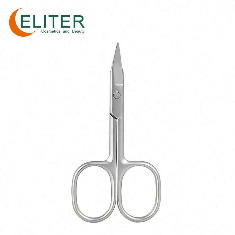 Eliter Hot Sell in Stock Classic Curved Blade Stainless Steel Multifunctional Ingrown Nail Scissor Cuticle Scissors Nail