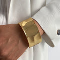 Punk Style Exaggerated Big Bracelet Geometric Design Bracelet for Women Jewelry