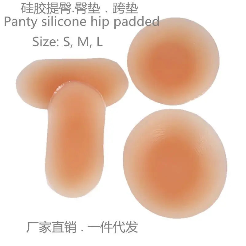 Nude One Piece Big ess Enhancer Silicone Buttock and Hip Pads