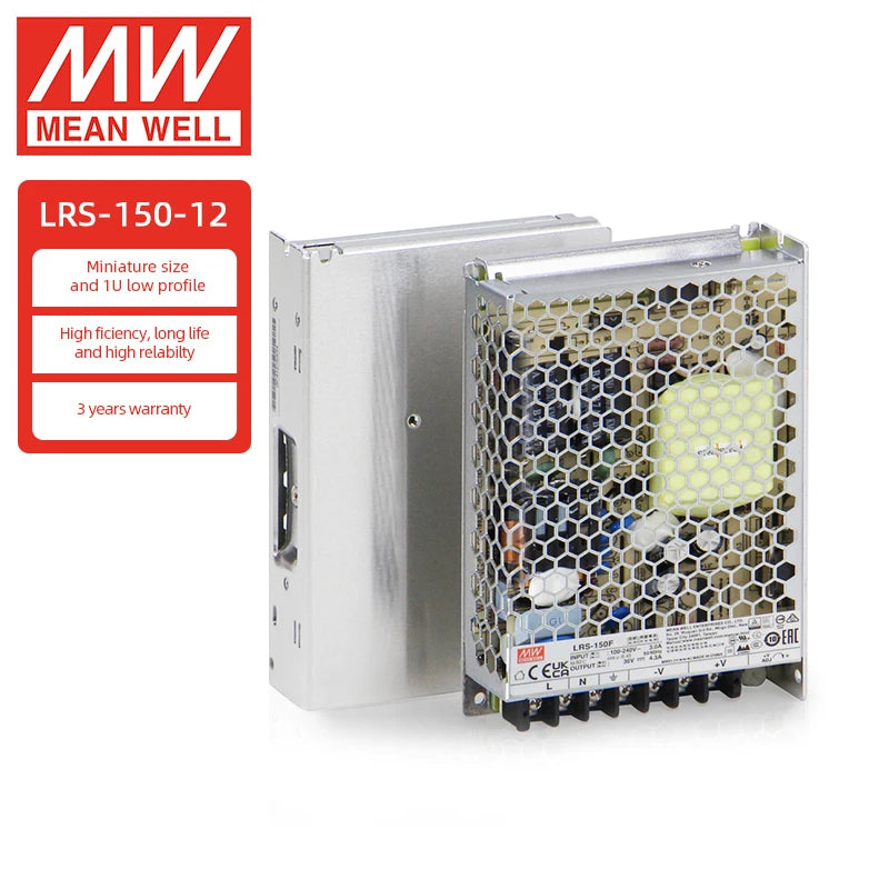 Mean Well LRS-150-12 12V Driver 150W Power Supply Transformer for Led Mean Well 12V Led Strip Light Power