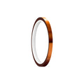 HWK Factory Wholesale Polyimide Hot Melt Adhesive Tape 10mm Single Side 33m Silicone Masking Heat-Resistant Amber High