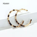 Europe and the United States Popular Leopard-print Hawksbill Color Earring Celulose Acetate Earring