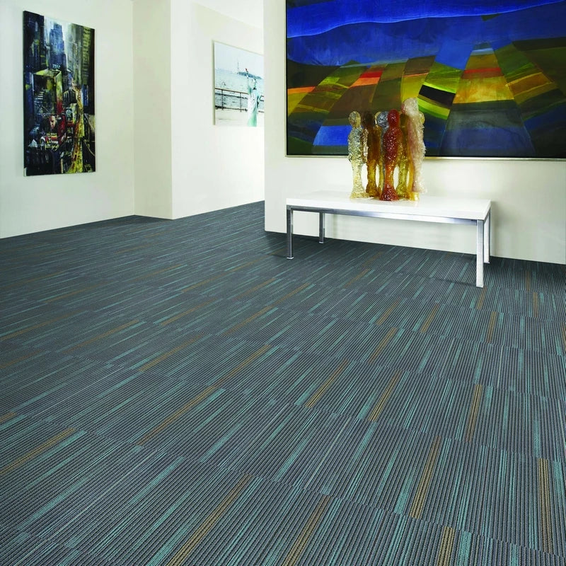 Hot Selling Modern Cushioned Indoor Office Thick Nylon 50*50cm Rectangle Carpet Tiles Alfombra