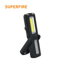 AC Rechargeable Portable COB LED Work Light TPR Rubber 4100K Neutral White Strong Handheld 180 Degree Rotating IP54 500 Workshop MegaBDM