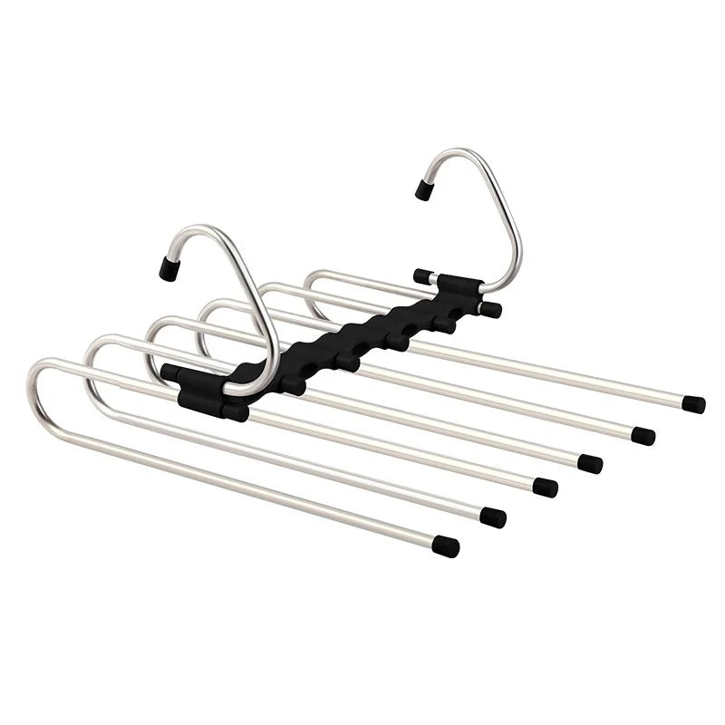 Wholesale Low Price Large Spacing Design Strong Load-bearing 6 Tiers Skirt Pants Trouser Hanger