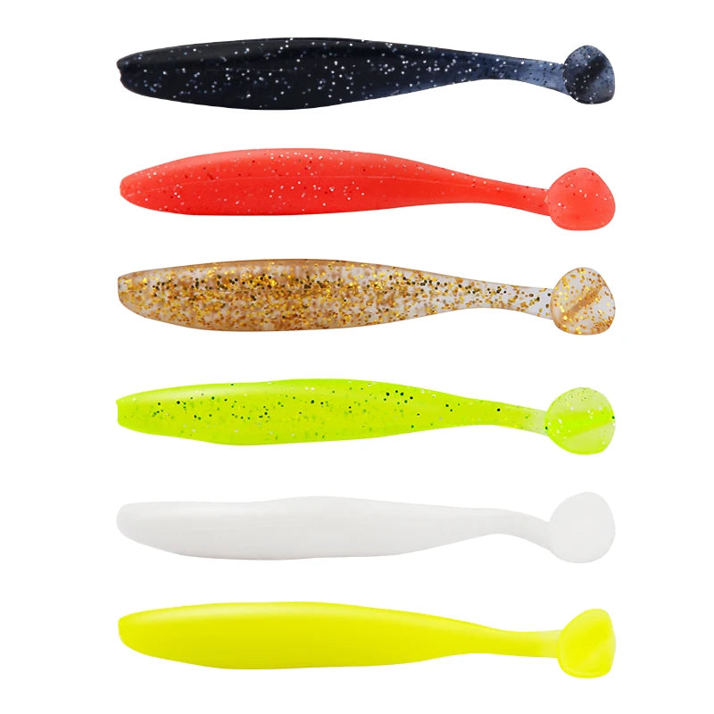 Soft Fishing Lure T-tail Silica Gel Bait Artificial Soft Baits Fishing Lures Bait
