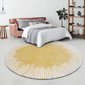 Polypropylene Indoor Round Carpet Machine Woven Wilton Rug for Living Room Carpet and Rug