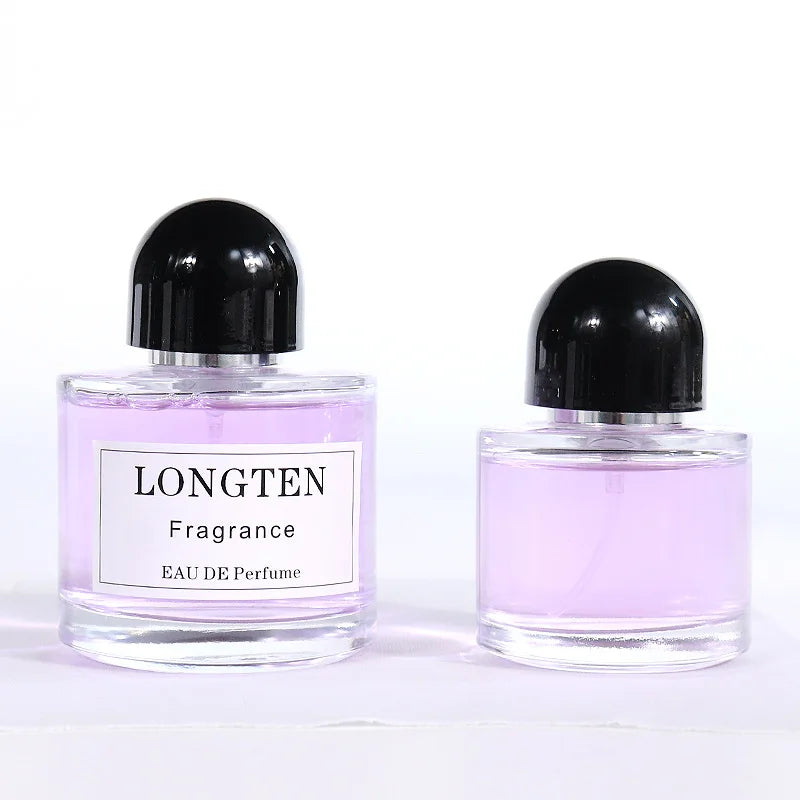 Custom Logo Luxury 30ml/50ml Clear Glass Perfume Bottles Pump Sprayer Empty Cap 100ml Free Sample Frost/Screen Printing/Decal