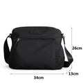 Black Large Zeta Phi Beta Sorority Diving Gear Messenger Crossbody Tennis Bag Waterproof Anti-Theft Nylon Fashion Style