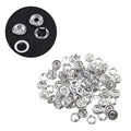 Custom Clothing Five Claw Buckle Spray Paint Practical Fasteners Press Studs Buckles Prong Snap Buttons