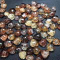 Natural Garden Phantom Heart Crystals Healing Stone Looks Like Trees Inside Garden Quartz Heart