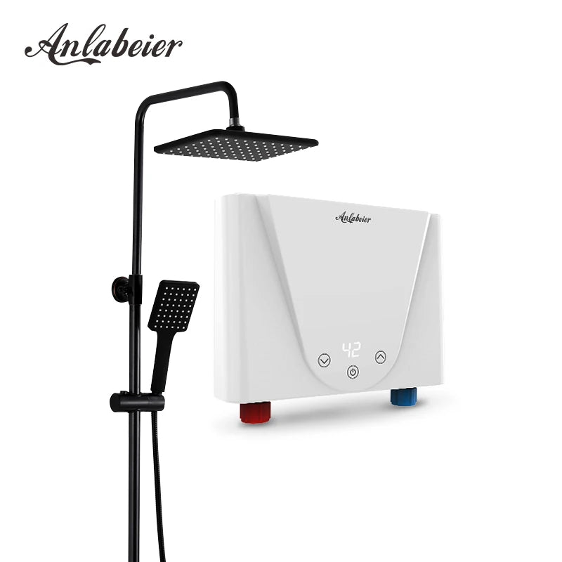 Modern Homely 220V Bathroom Hot Basic Water Heaters Electric Instant Geyser for Sale