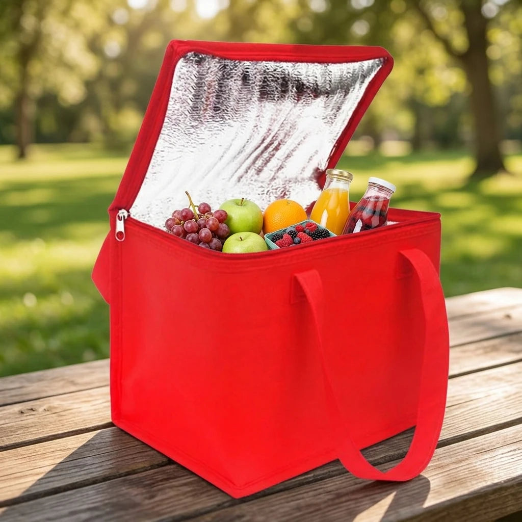 YASEN Food Picnic Lunch Bag Delivery Aluminum Foil Waterproof Large Capacity Cake Insulated Thermal Portable Cooler Bag