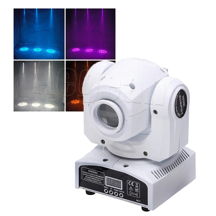 Hot Sale 10W Gobo Mini Spot Led Moving Head Beam Light for Dj Disco Stage Event