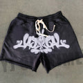 Custom Drawstring Raw Edgs Vintage Plain Sweat Short French Terry Cotton Fleece Jogger Sports Acid Wash Shorts for Men