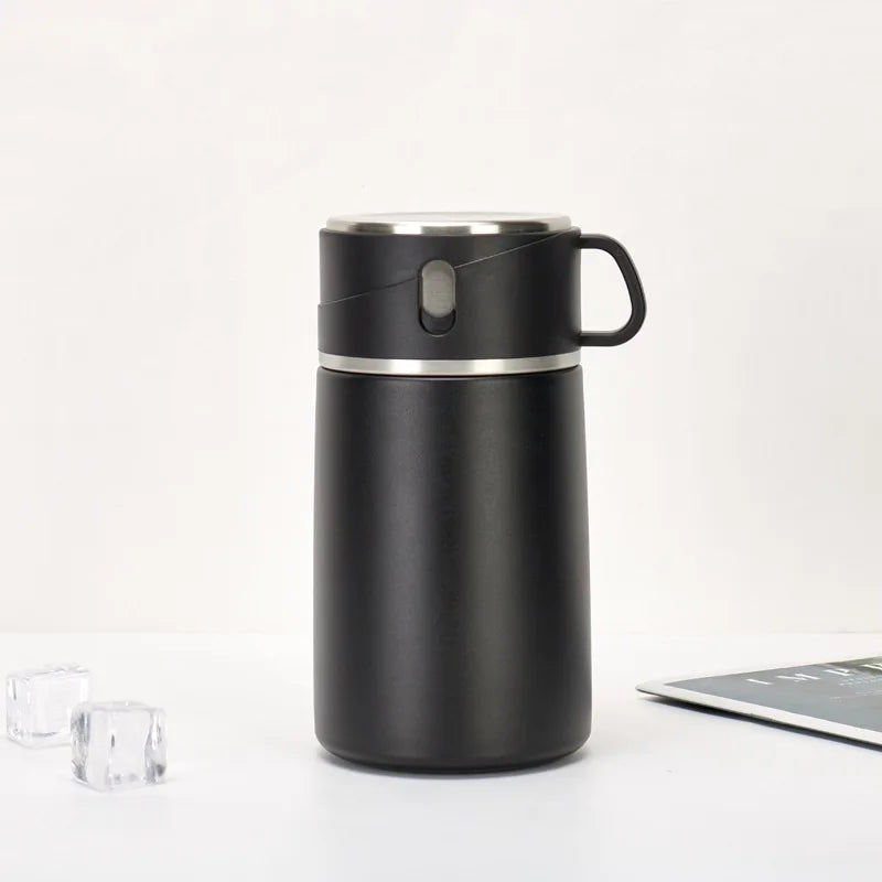 Hot Sale Thermal Insulated Food Thermos Stainless Steel Vacuum Food Jar Container Soup Flask With Spoon