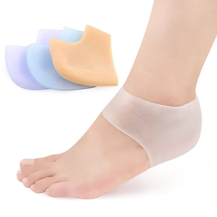 Heel Protector Silicone Gel Feet Heel Spur Socks Pain Relief Heel Crack Protector