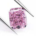 Ready Stock Fancy Cz Octagon Radiant Ice Flower Cut Light pink Loose 4K Crushed Ice Cz Stone Cubic Zirconia