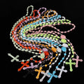 Ten-color Plastic Connected Luminous Necklace - Plastic Necklace N21123277