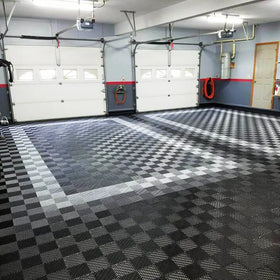 Factory Direct Sale Car Wash Floor Plastic Garage Floor Rubber Floor Tiles for Garage